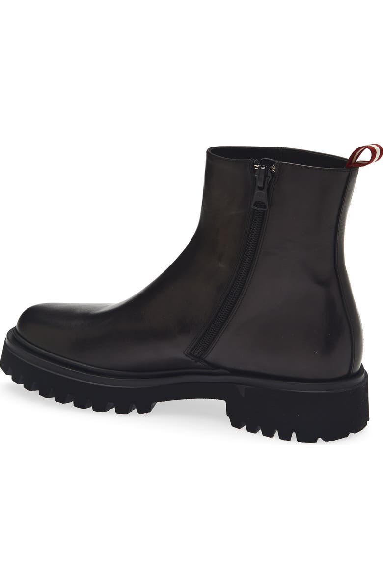 Bally Odran Leather Boot, Alternate, color, Black