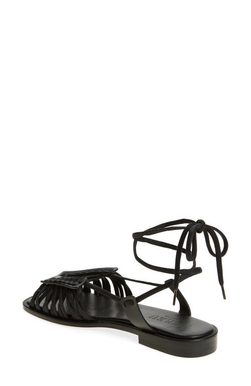 Hereu Consell Ankle Strap Sandal In Black