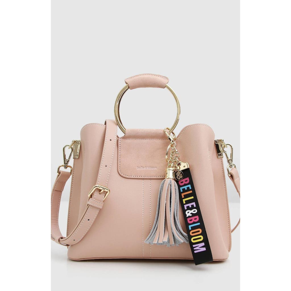 Belle & Bloom Twilight Leather Cross Body Bag In Pink
