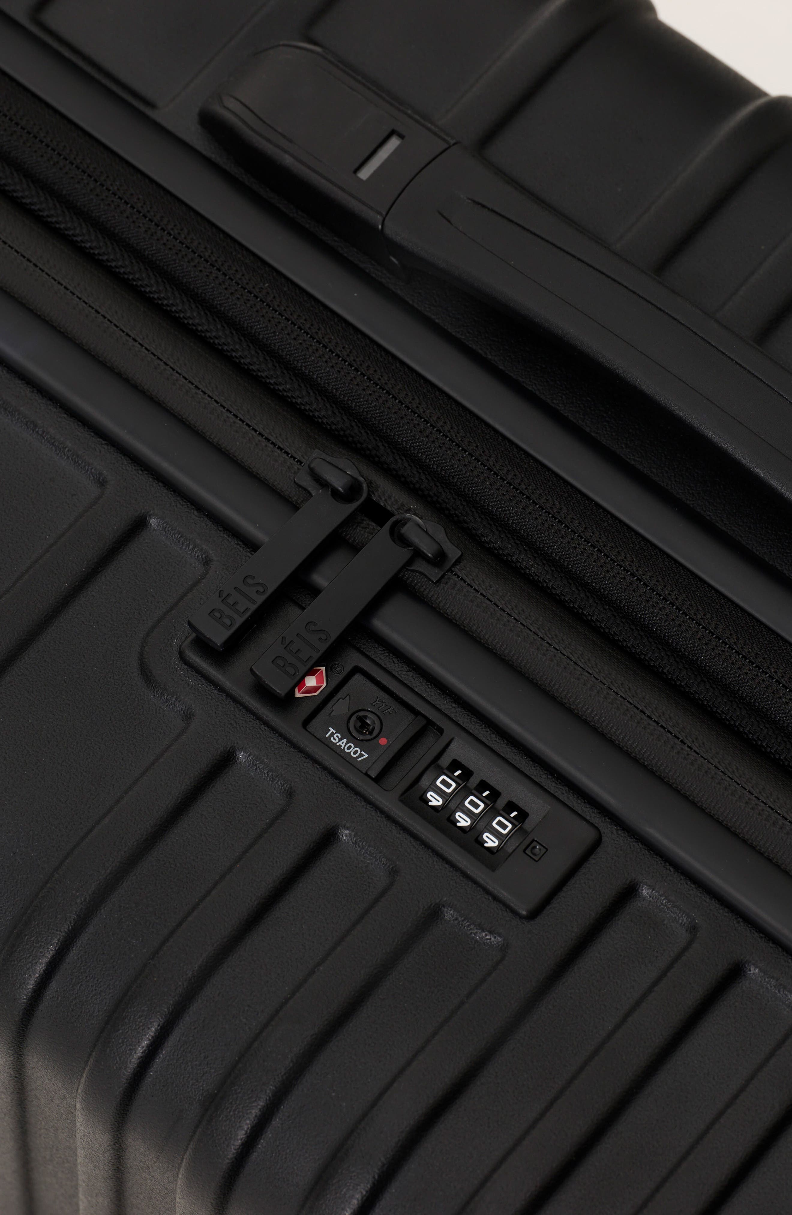 Béis The 26-Inch Expandable Check-In Roller, Alternate, color, Black