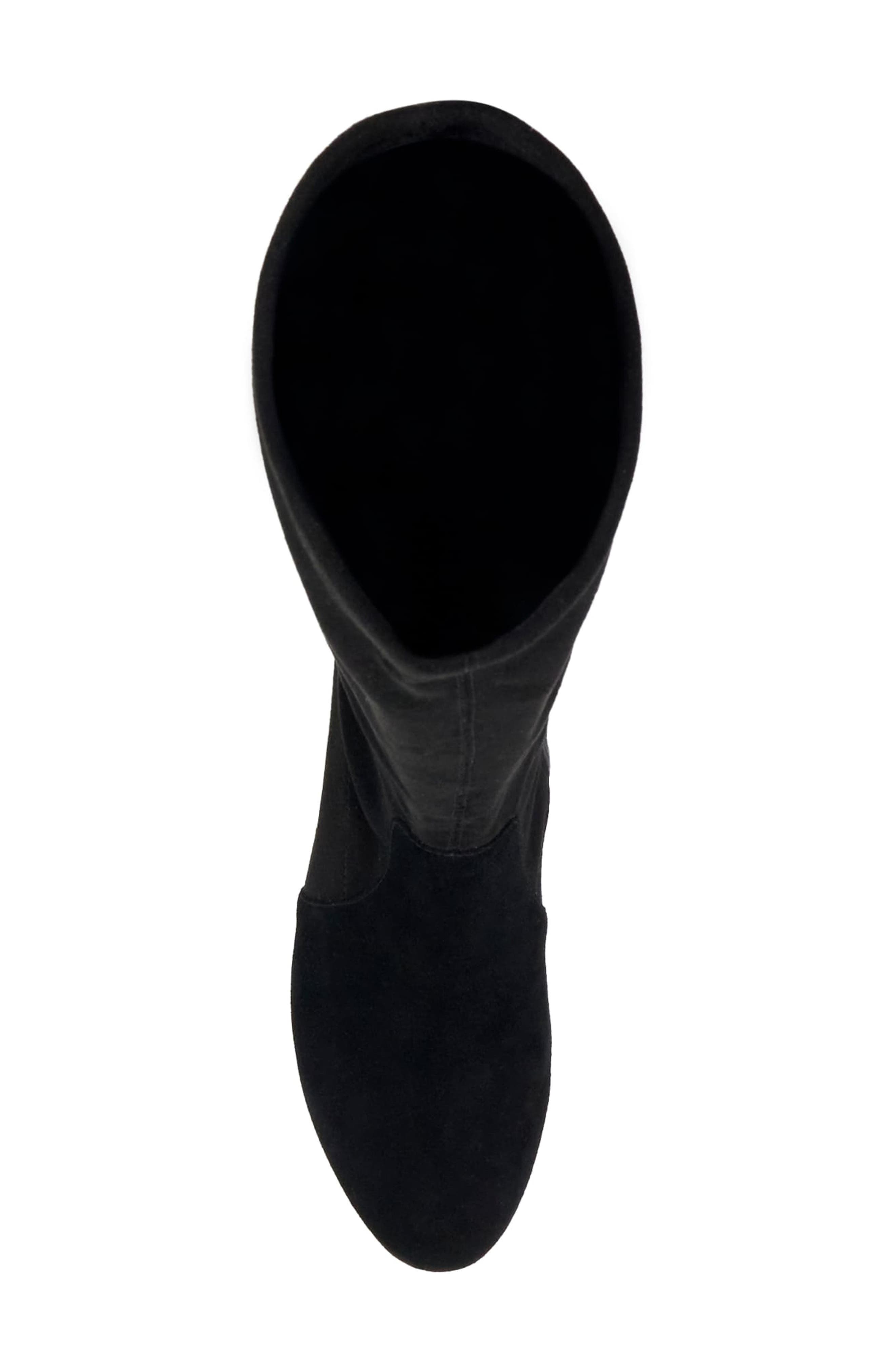 Dune London Topsy Knee High Boot, Alternate, color, Black