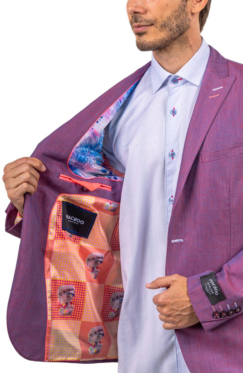 Maceoo Descartes Motionred Sport Coat, Alternate, color, Red Multi