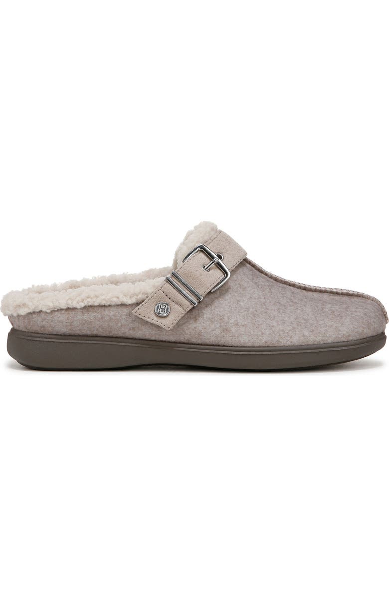 BZees Eternity Faux Shearling Clog, Alternate, color, Beige