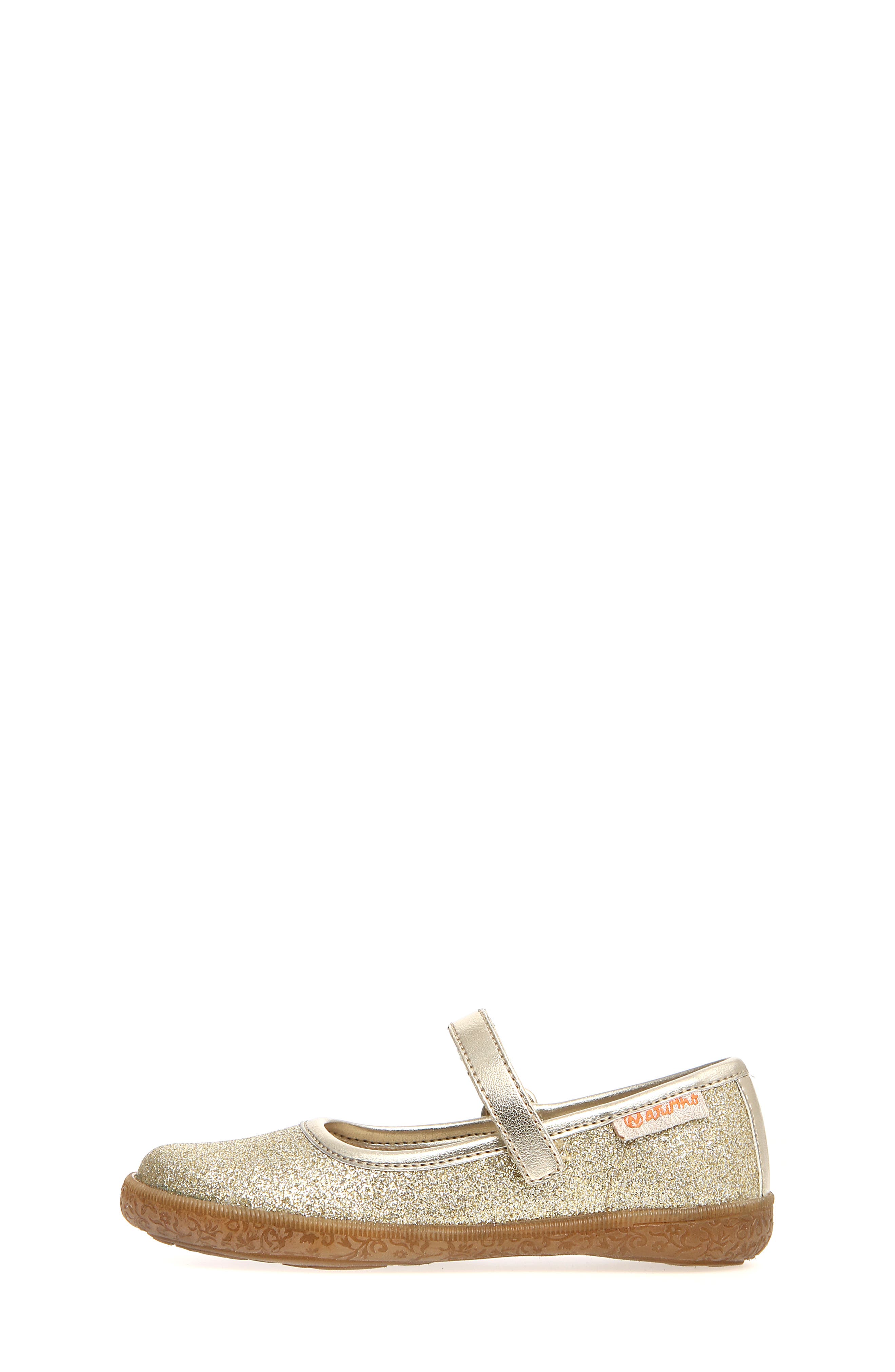 Naturino Kids
 Pavia Mary Jane Flat, Alternate, color, Platinum
