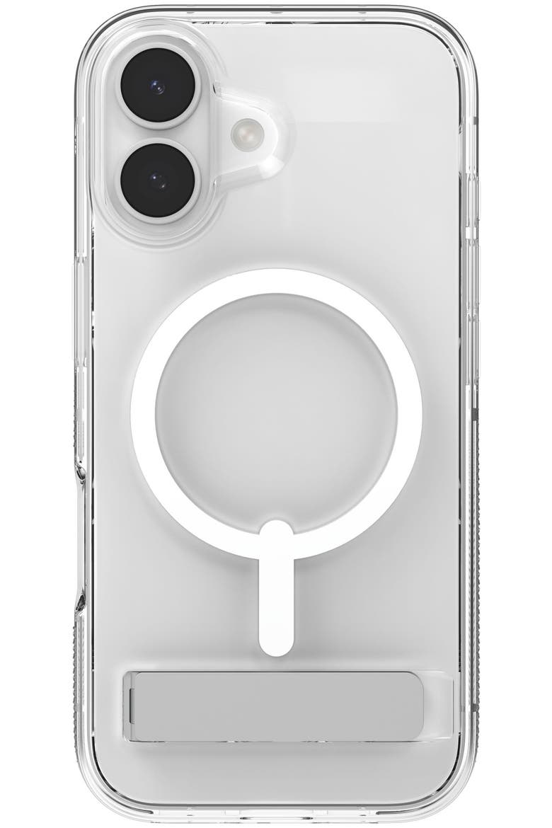 Crystal Palace Snap MagSafe Case with Kickstand for Apple iPhone 17, Alternate, color, Clear