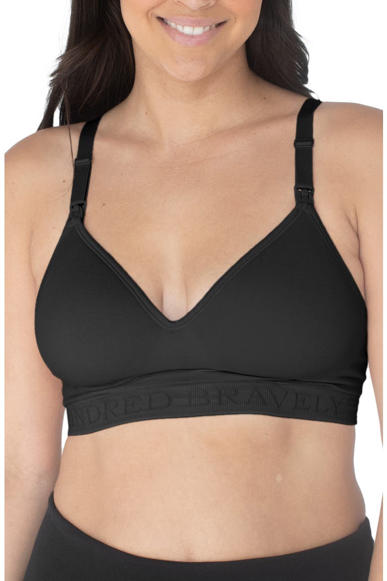 Sublime Contour Maternity & Nursing Bra-Sizing Available from B-D Cup, Main, color, BLACK