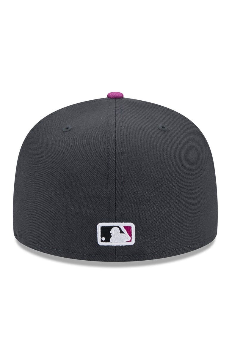 New Era Men's New Era Graphite New York Mets 2024 City Connect 59FIFTY Fitted Hat, Alternate, color, 