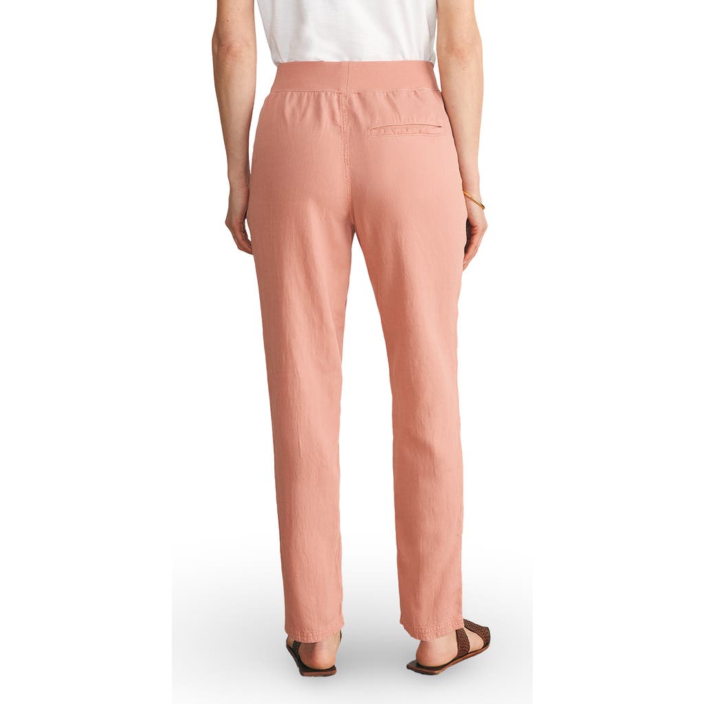 Faherty Arlie Pull-on Tapered Leg Pants In Faded Flag