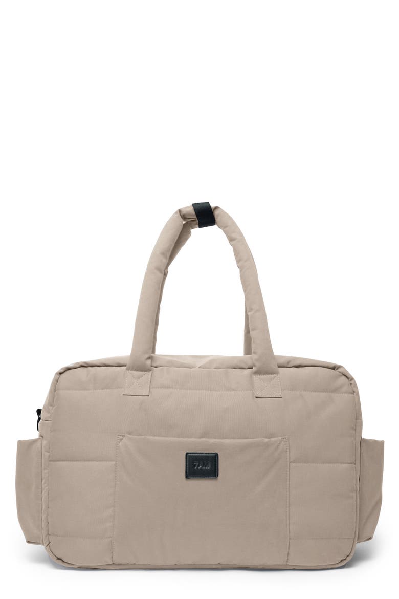 SoHo Water Repellent Diaper Satchel, Main, color, OAT