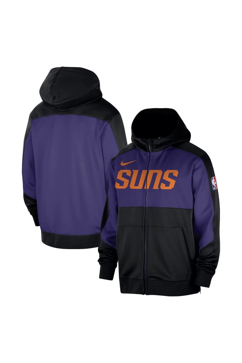 Men's Nike Black Phoenix Suns Authentic On-Court Showtime Performance Full-Zip Hoodie, Alternate, color, Black