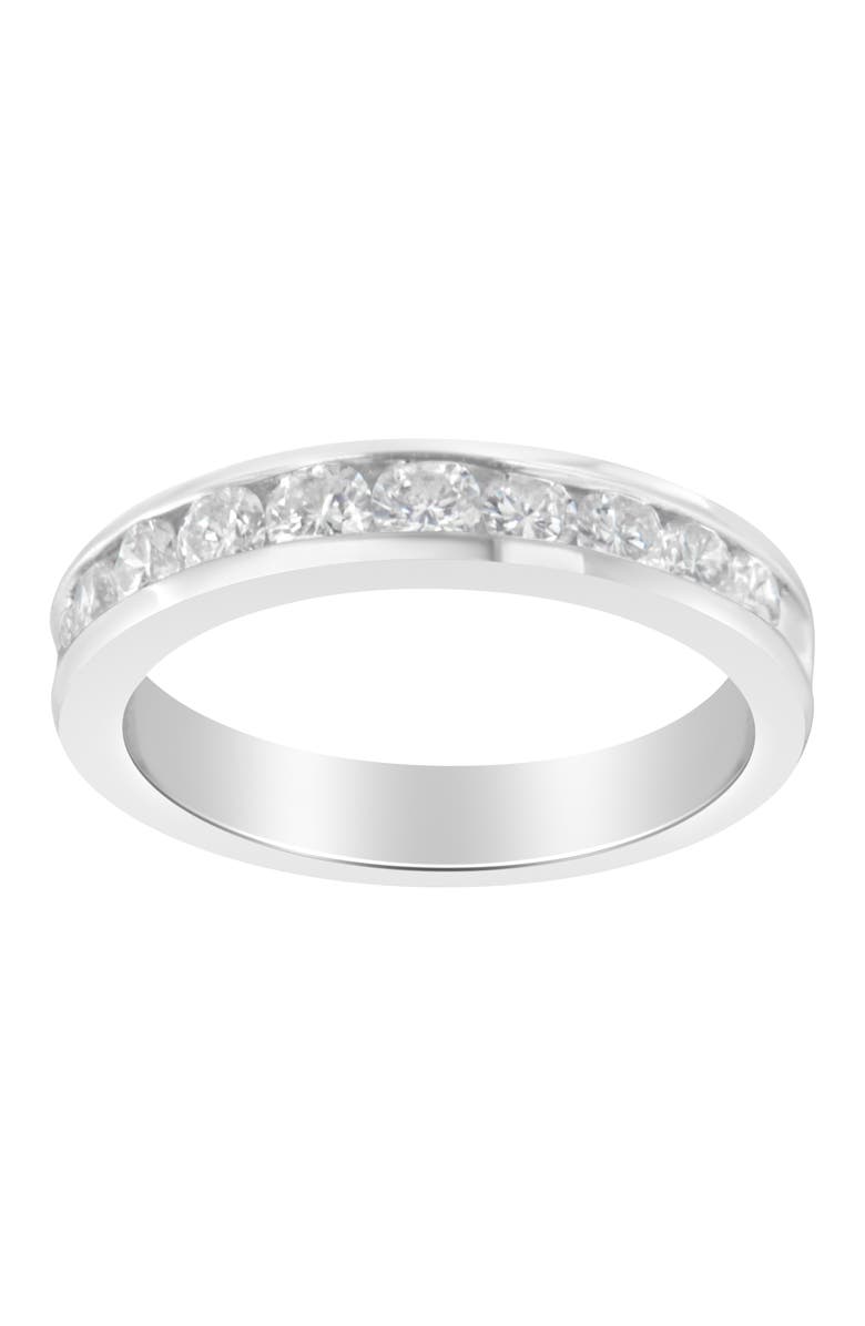 Haus of Brilliance IGI Certified 18K Gold 1 Cttw Diamond Half-Eternity Wedding Ring, Alternate, color, White Gold