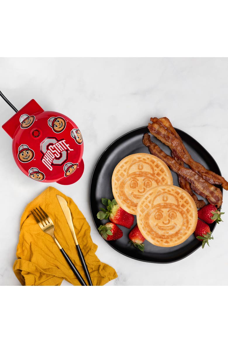 Ohio State Buckeyes Mini Waffle Maker, Main, color, None