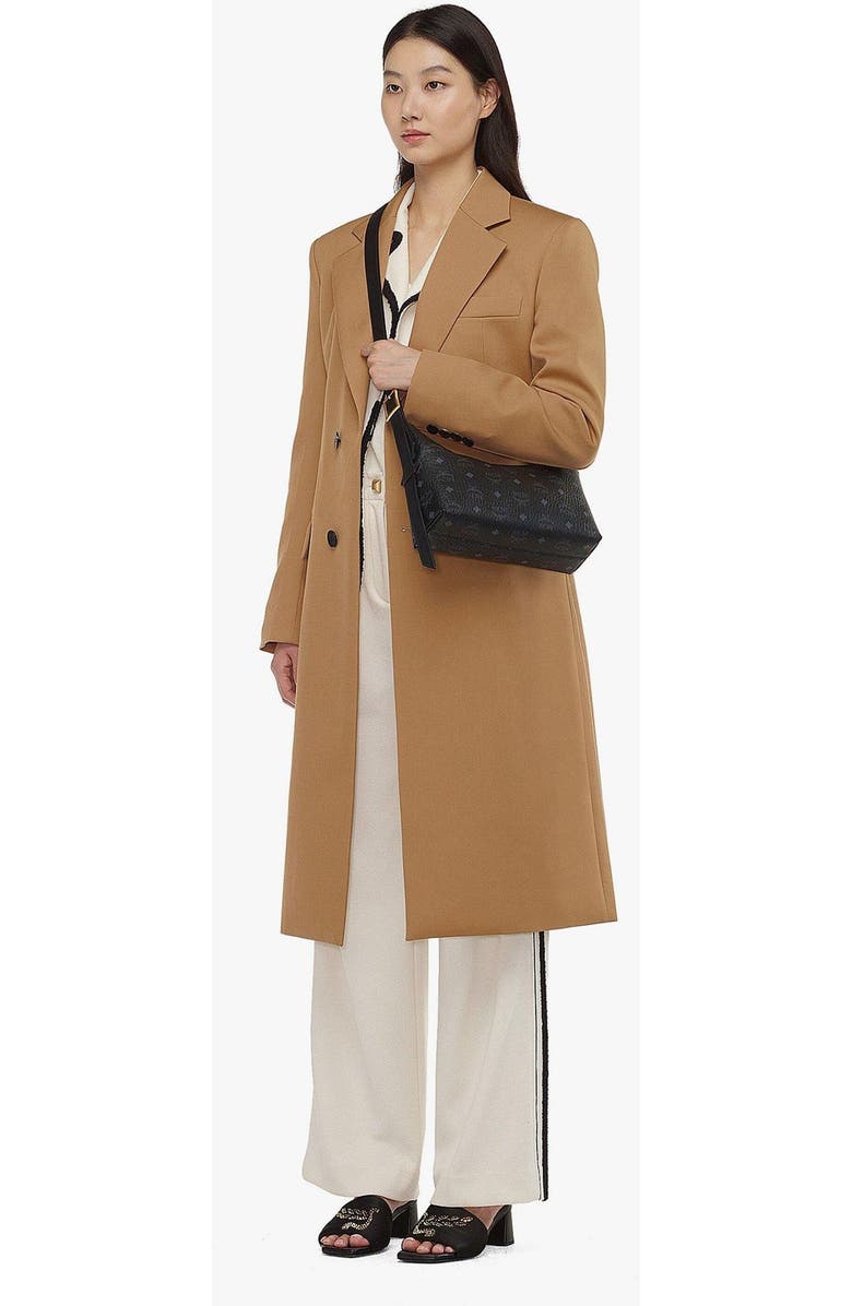 MCM Aren Hobo in Visetos, Alternate, color, Black