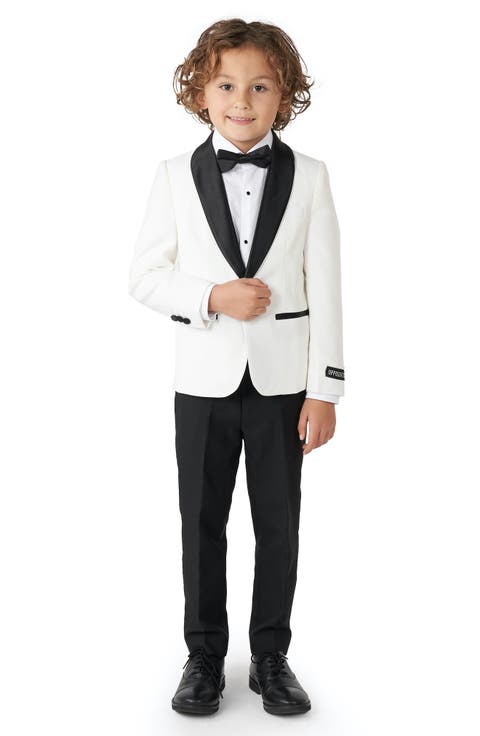 Kids' Two-Piece Tuxedo Suit with Bow Tie (Toddler, Little Boy & Big Boy)