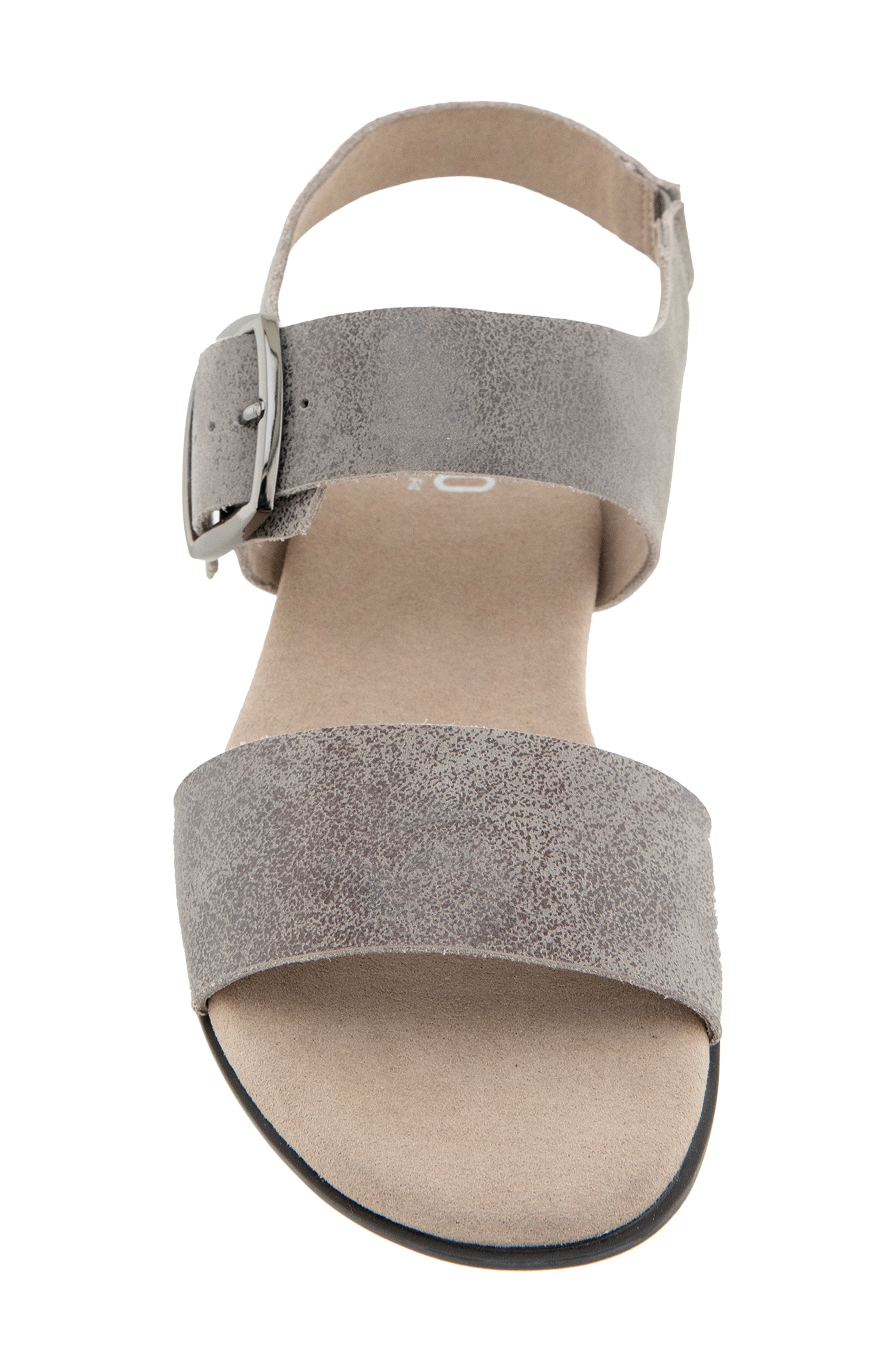 Cleo Sandal - Multiple Widths Available, Alternate, color, TITANIUM METALLIC