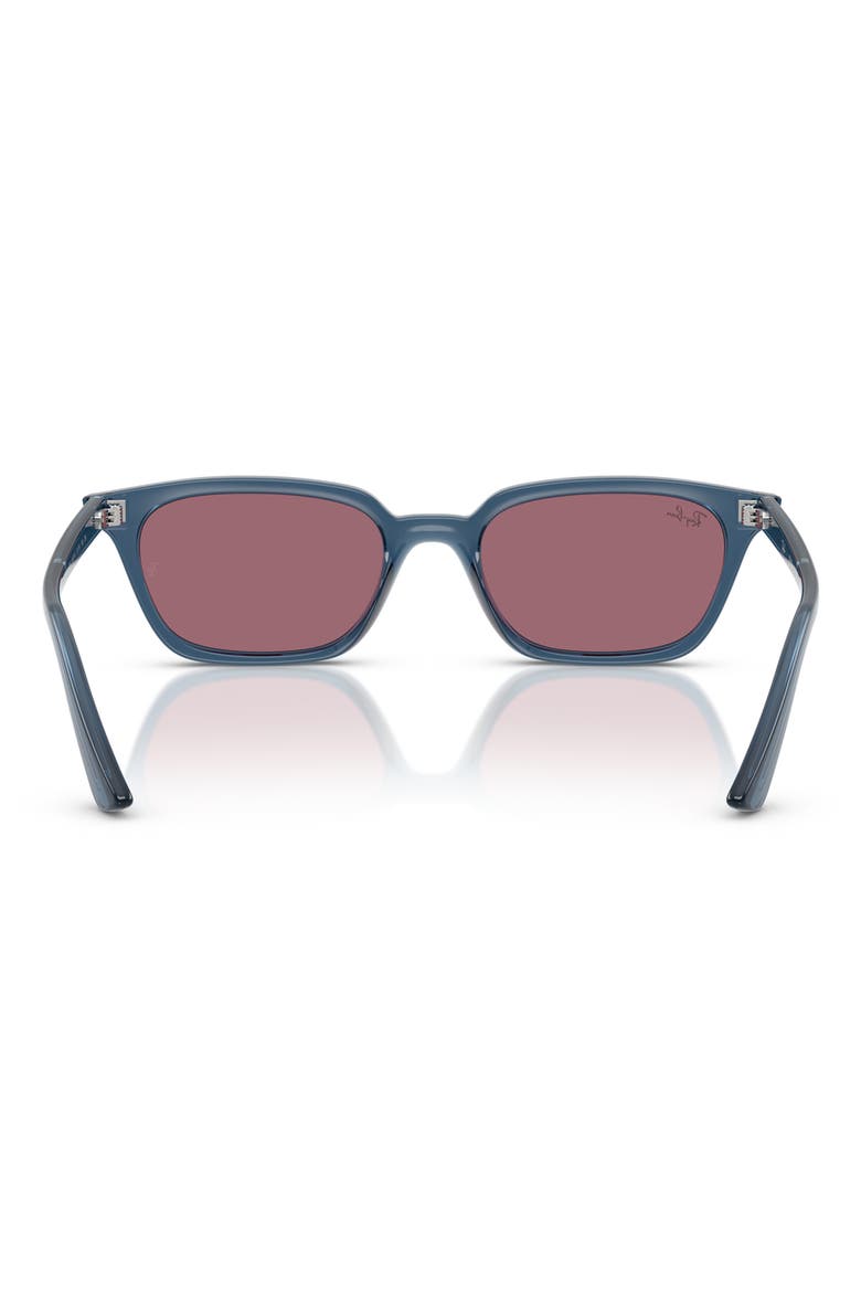 52mm Pillow Sunglasses, Alternate, color, LIGHT BLUE