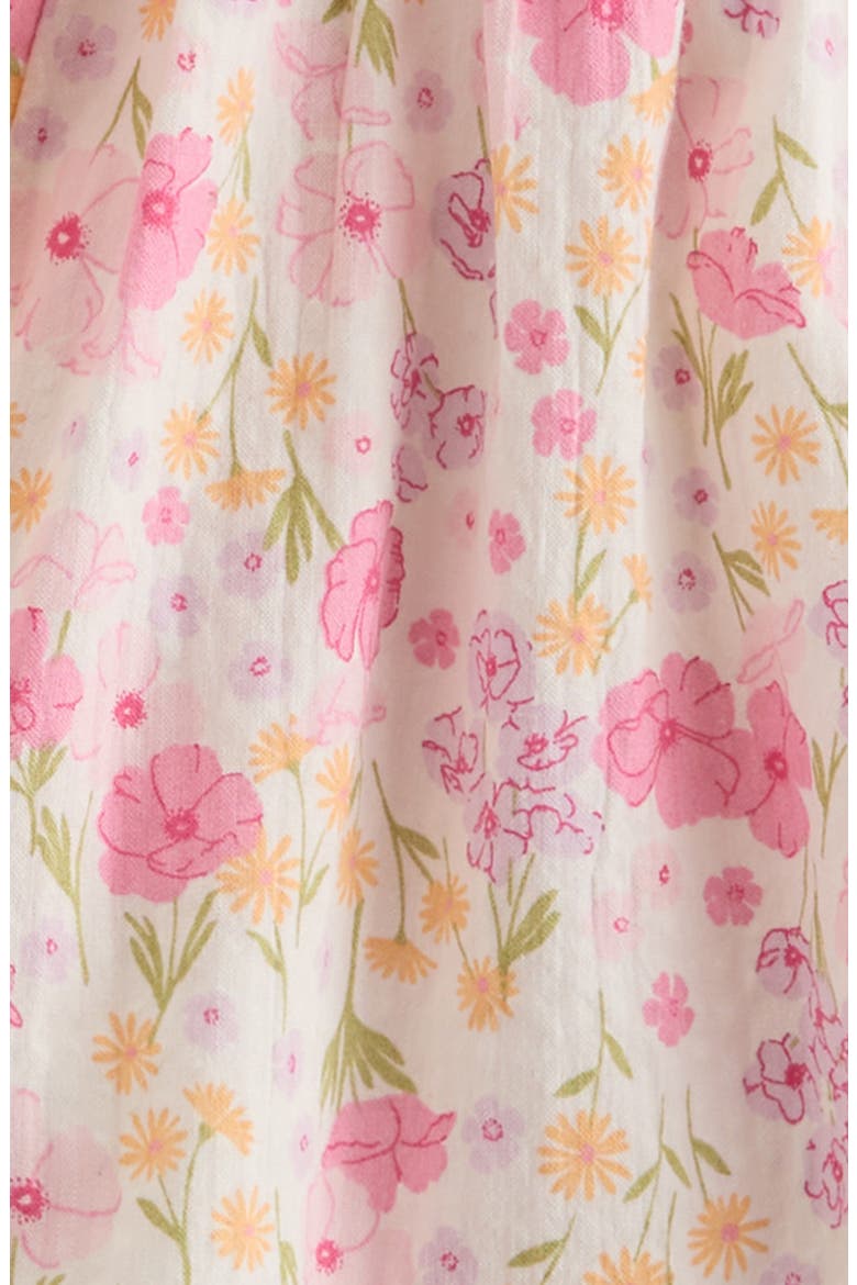 Kids' Flutter Shorts, Alternate, color, IVORY EGRET POPPY GARDEN