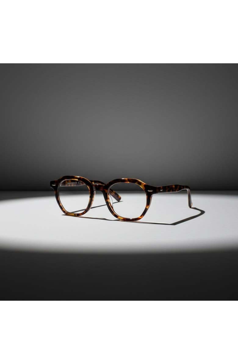 NCMPRBL Dusk 46mm Geometric Eyeglasses, Main, color, Brown Tortoise