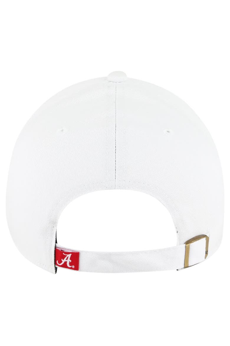 Women's '47 White Alabama Crimson Tide Pensacola Clean Up Adjustable Hat, Alternate, color, White