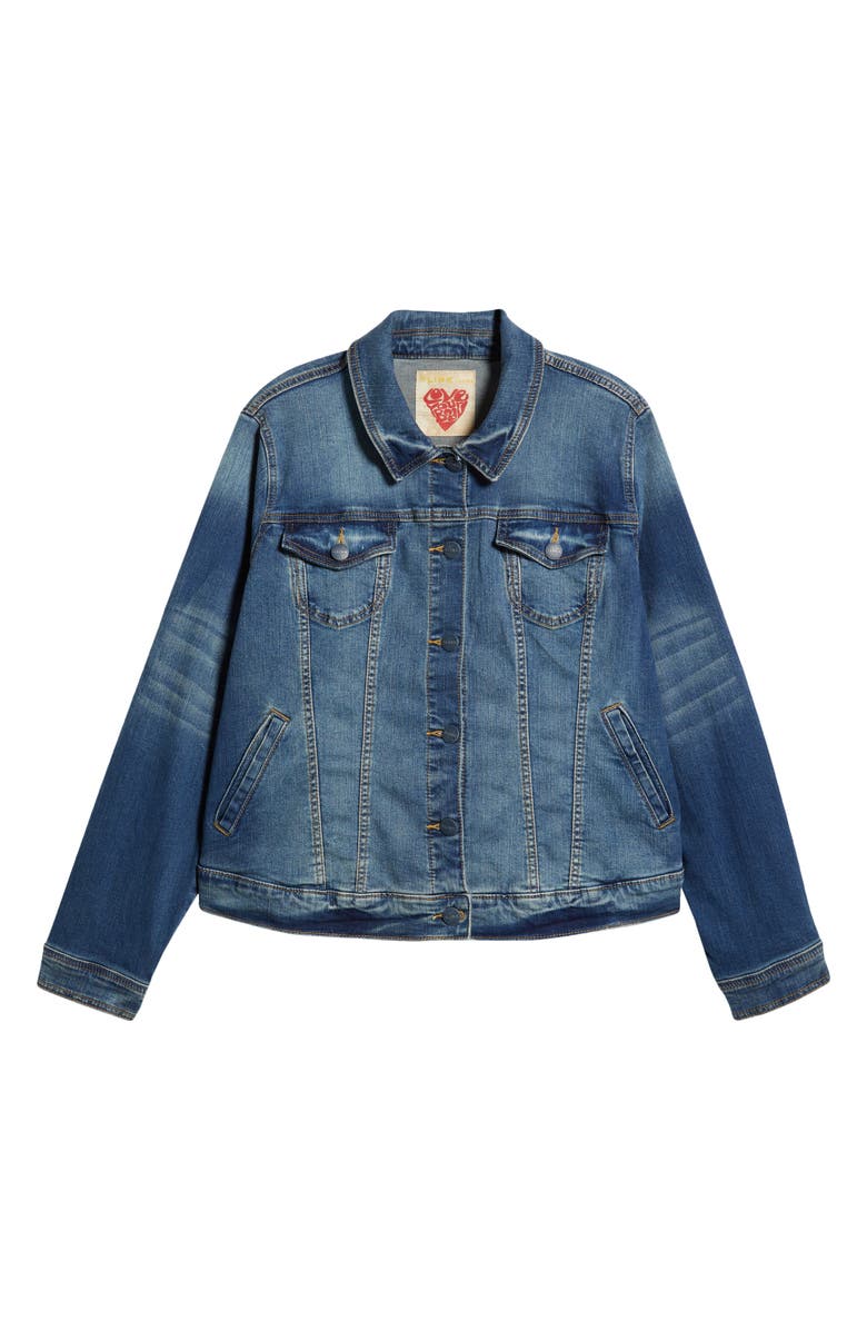 SLINK Jeans Denim Jacket, Alternate, color, Hayden