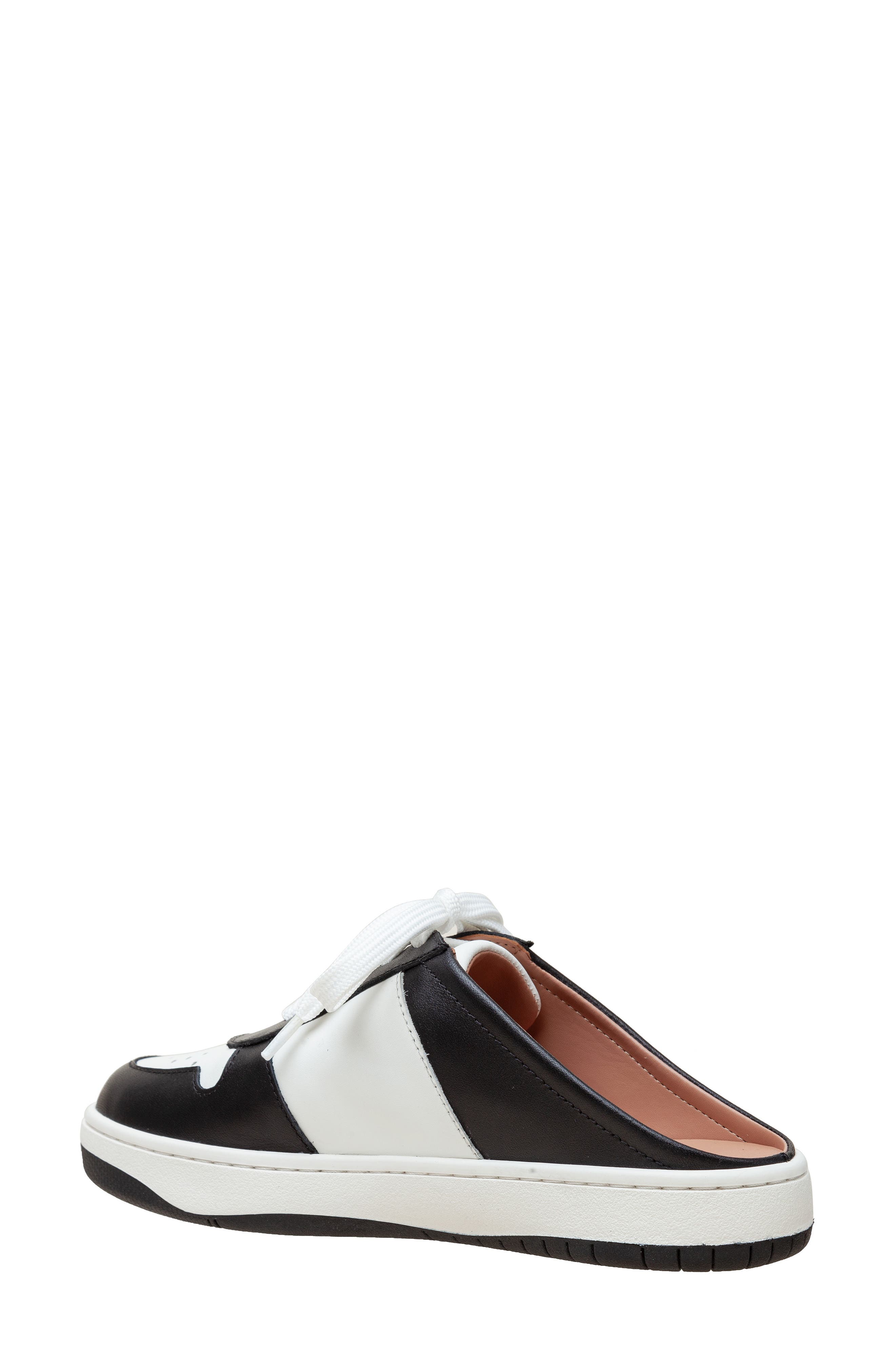 Linea Paolo Kieran Mule Sneaker, Alternate, color, Black/ Eggshell