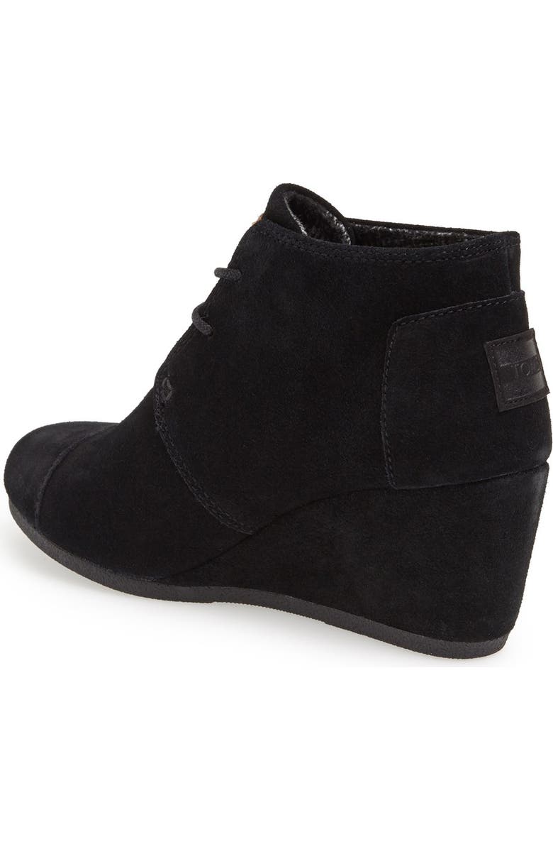 TOMS 'Desert' Wedge Bootie, Alternate, color,