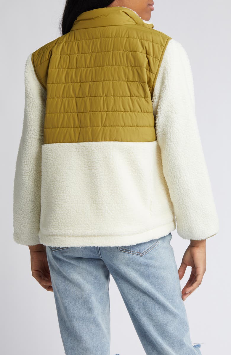 Rip Curl Anti-Series Anoeta Faux Shearling Water Resistant Jacket, Alternate, color,