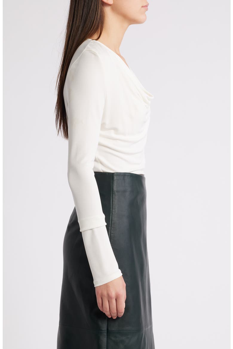 Eseyana Cowl Neck Top, Alternate, color, OPEN WHT