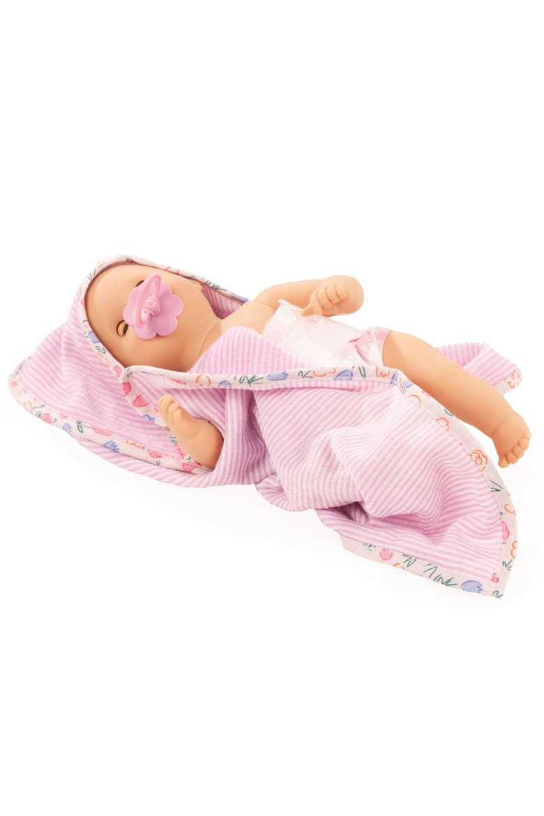 Girl BliBlaBlume 13" All Vinyl Drink & Wet Bath Baby Doll, Alternate, color, Multicolored