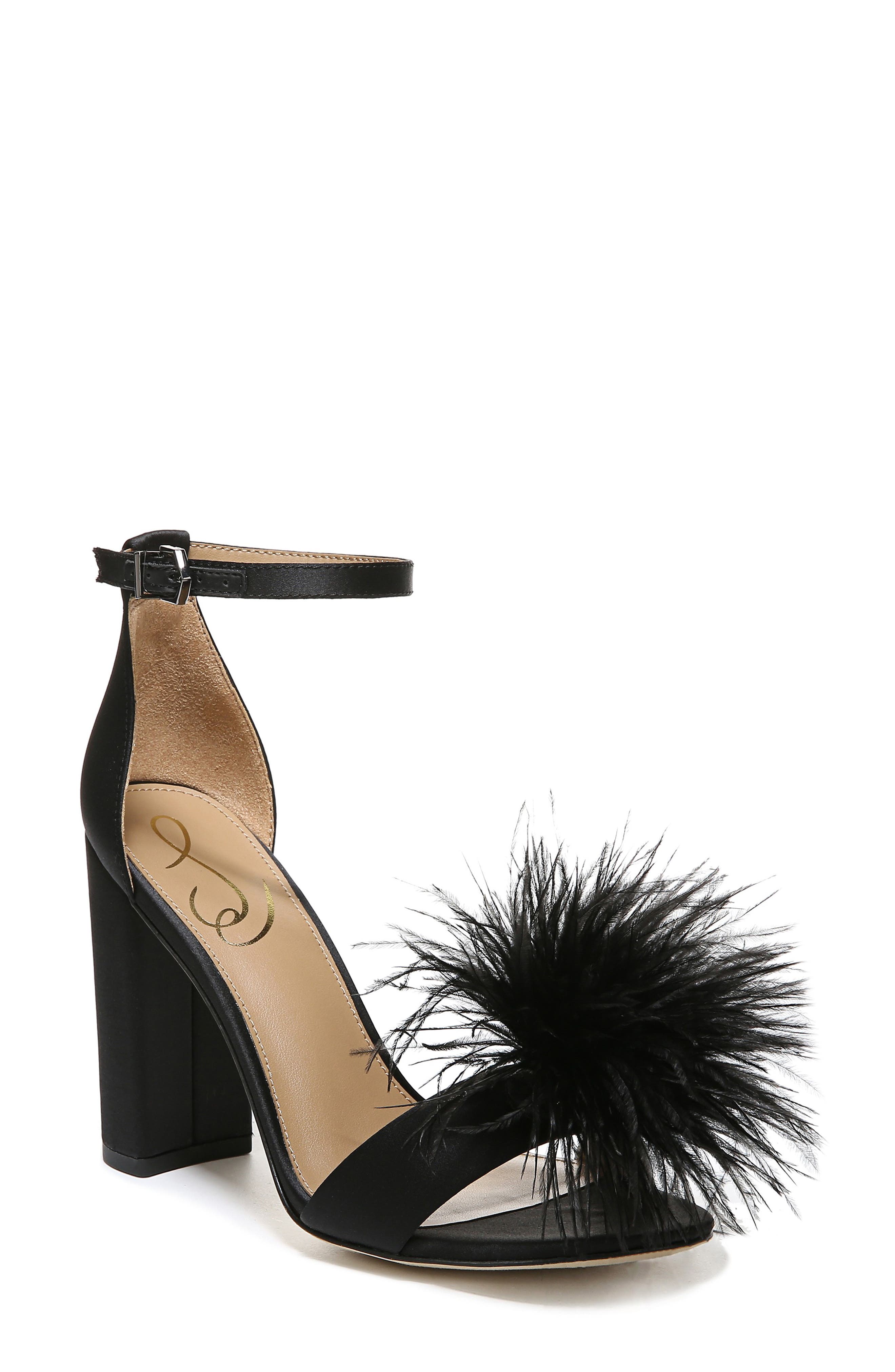 Sam Edelman Yaro Feather Sandal, Main, color, 