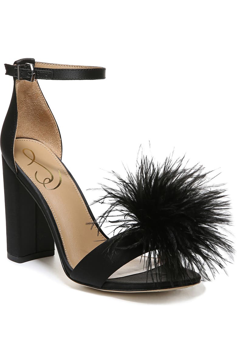 Sam Edelman Yaro Feather Sandal, Main, color,