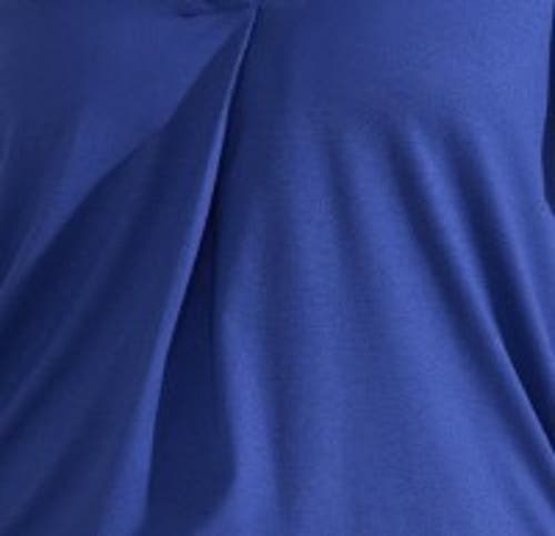 Live Unlimited Jersey Flutter Sleeve V-neck T-shirt In Blue