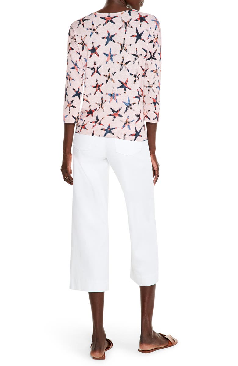 NIC+ZOE Stargazing Cotton & Linen Blend Sweater, Alternate, color,