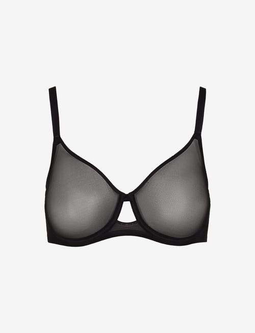 Commando Chic Mesh Full Cup Underwire Bra In Beige