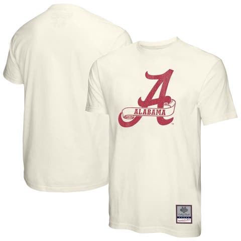 Men's Mitchell & Ness  Cream Alabama Crimson Tide Vintage Tone T-Shirt