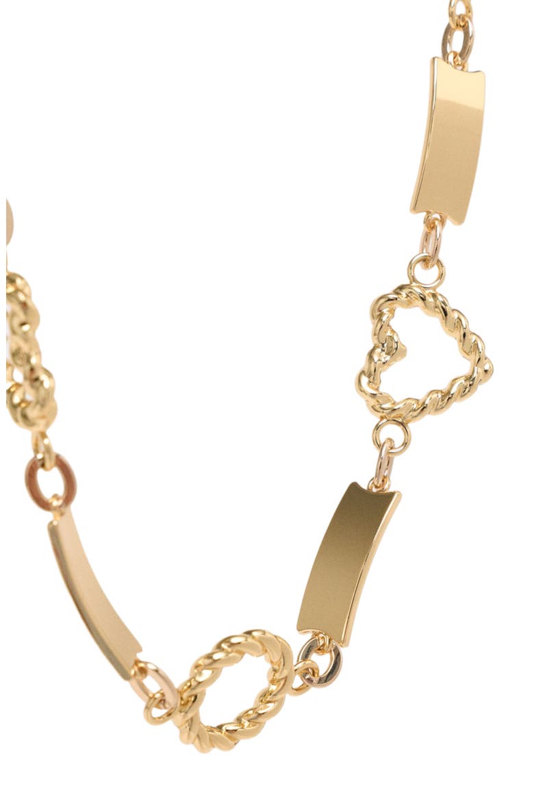 Twisted gold chain belt, Alternate, color, Gold