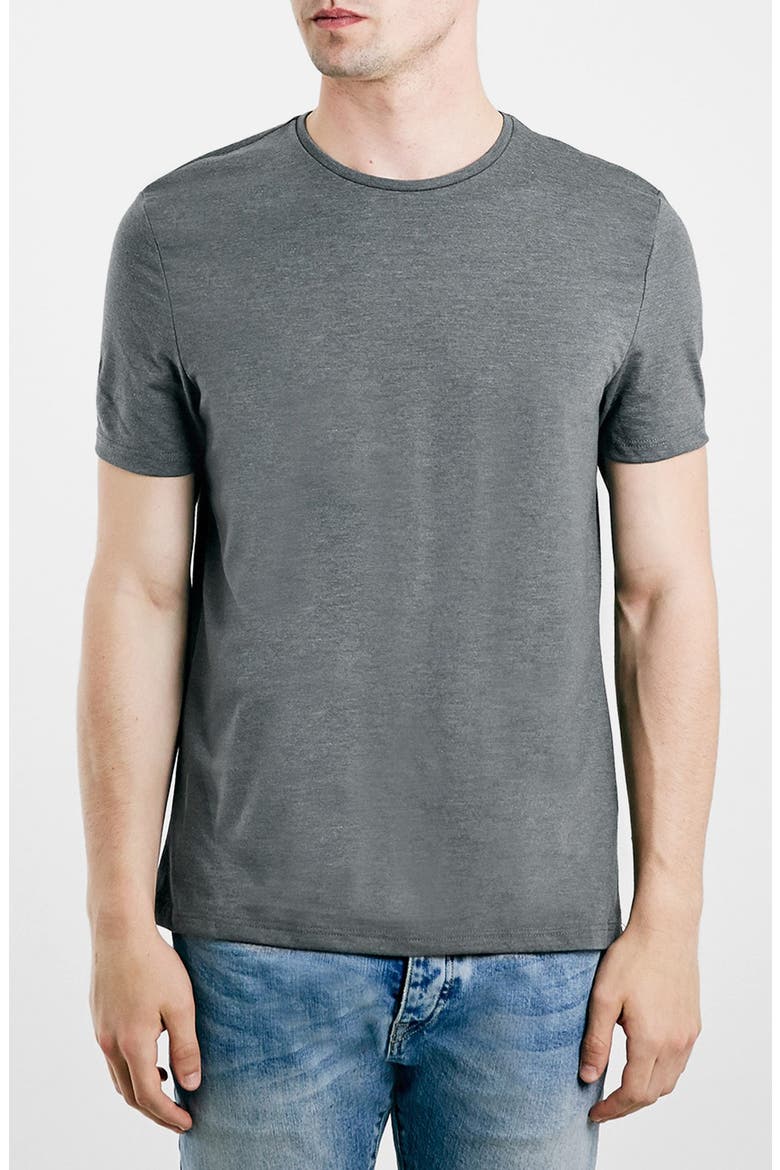 Slim Fit Crewneck T-Shirt, Main, color, DARK GREY