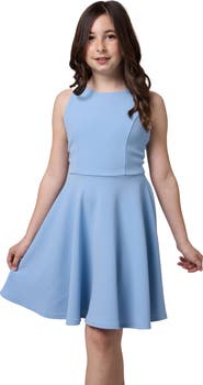 Un Deux Trois Textured Racerback Dress in Longer Length