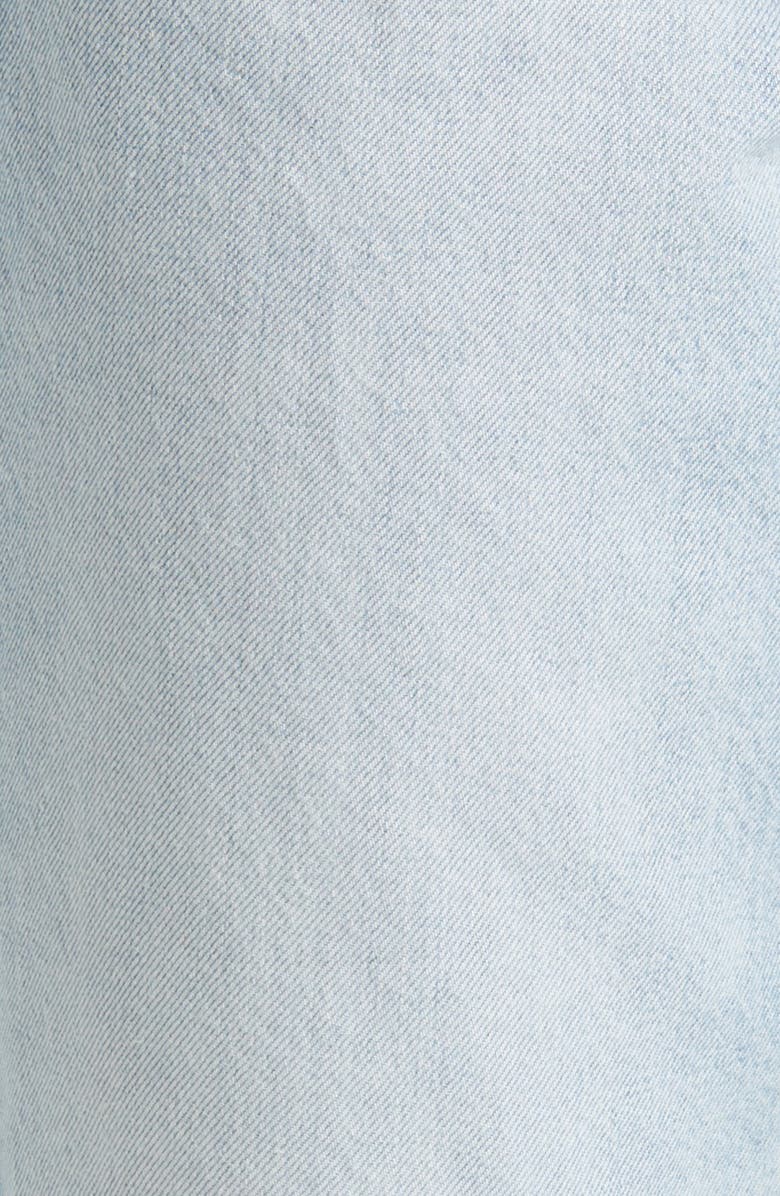 AG Clove Rework High Waist Raw Edge Relaxed Straight Leg Jeans, Alternate, color, Blindsided