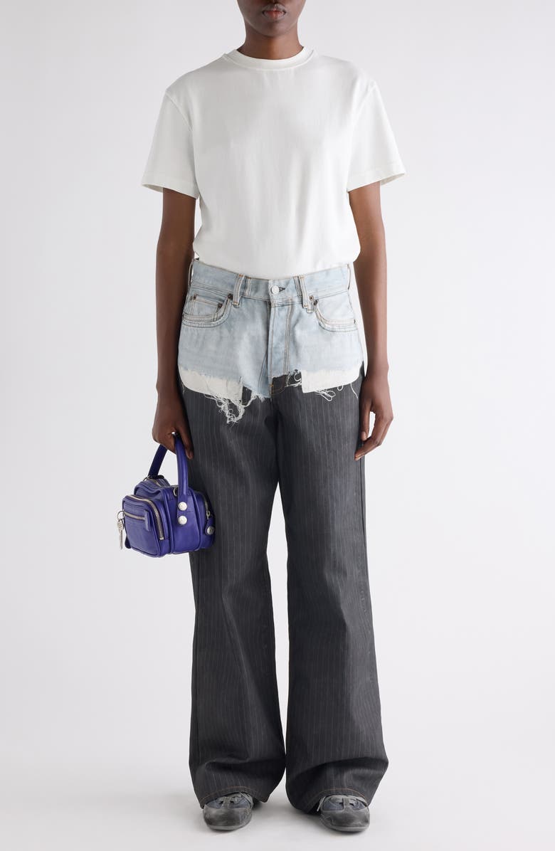 Acne Studios Gender Inclusive Cotton Crewneck T-Shirt, Alternate, color, Ice White