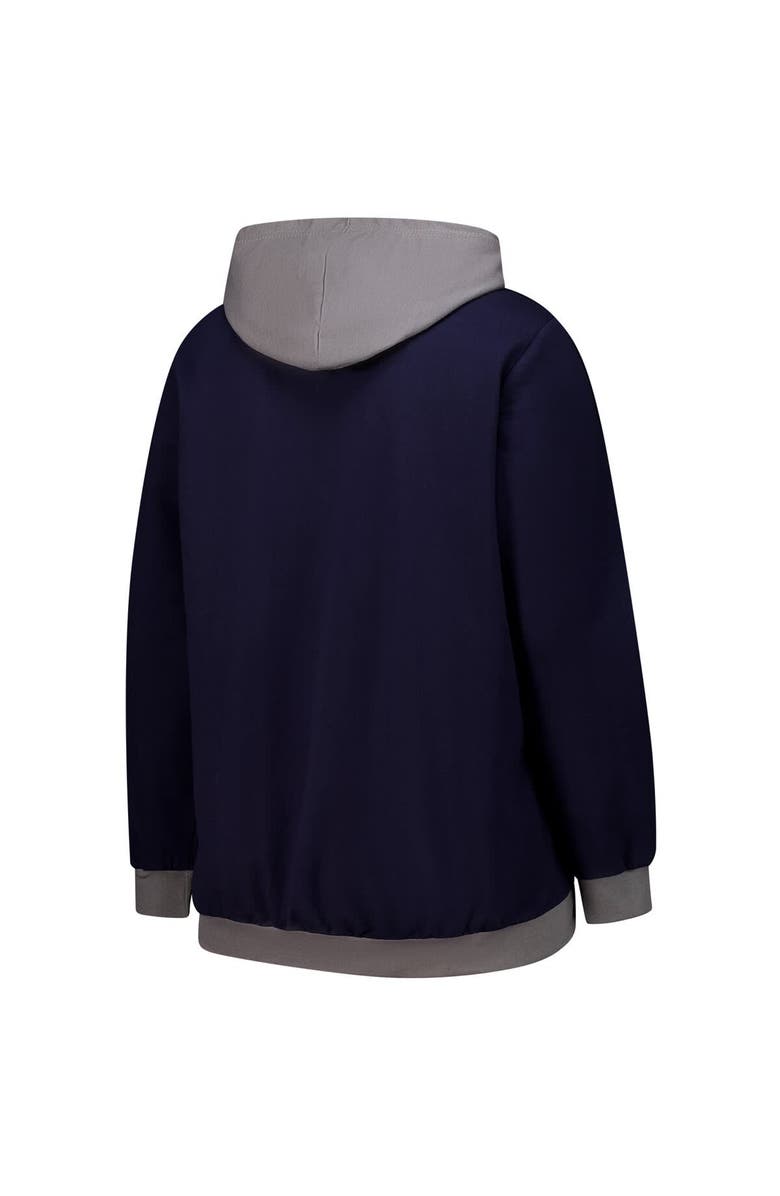 FANATICS Women's Fanatics  College Navy Seattle Seahawks Hit It Full-Zip Hoodie, Alternate, color, College Navy