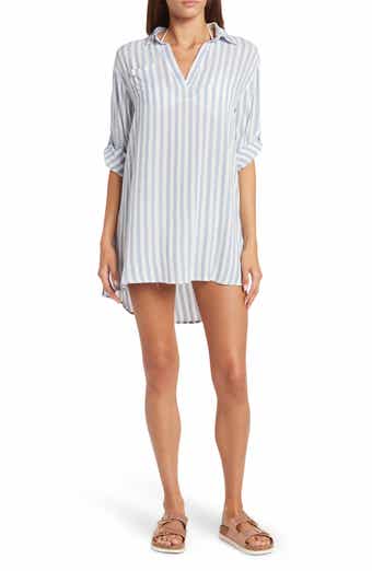 Yarn Dye Stripe Cover-Up Tunic
