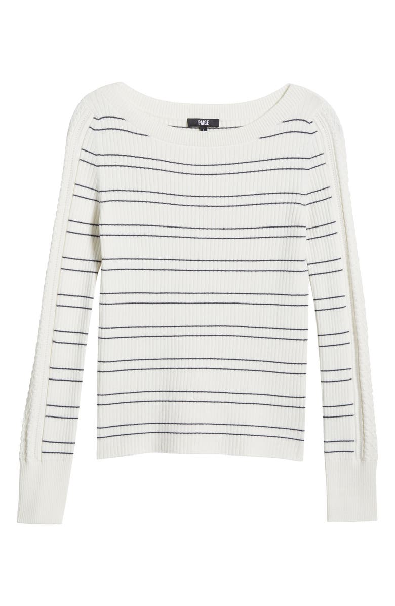 PAIGE Rhyse Stripe Knit Shirt, Alternate, color,