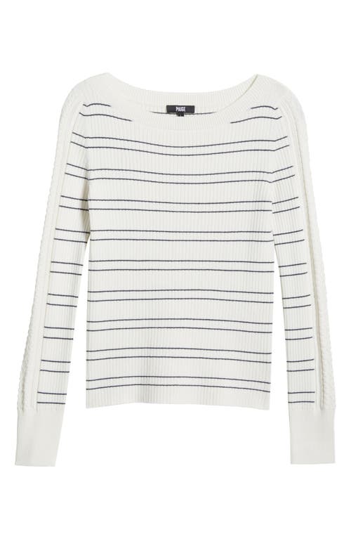 PAIGE PAIGE RHYSE STRIPE KNIT SHIRT
