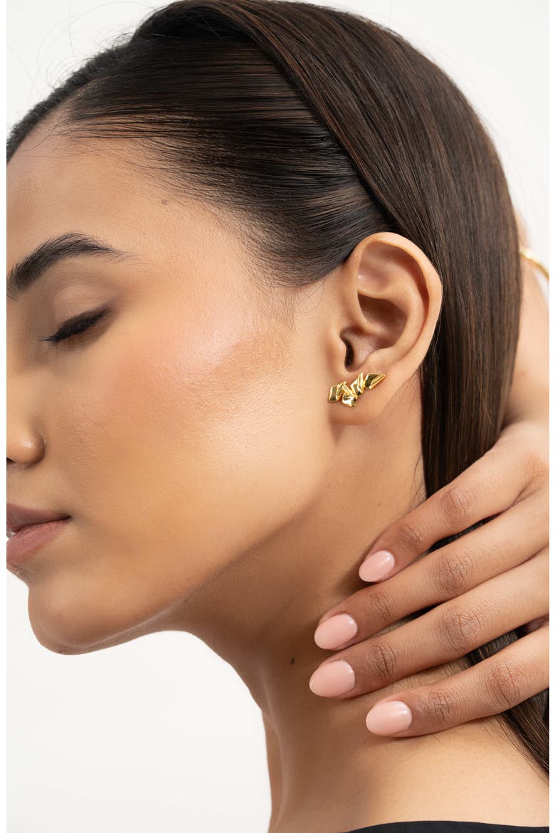 Demi Ear Crawlers, Alternate, color, GOLD