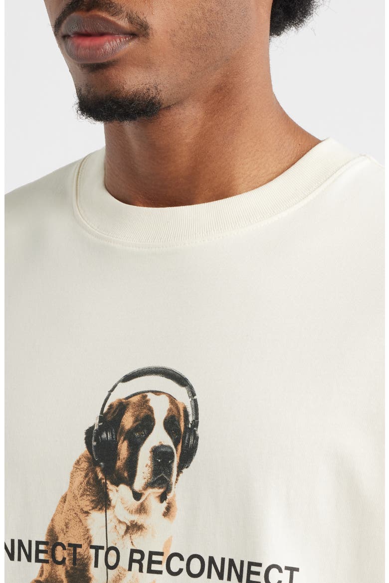 Disconnect Drappo Graphic T-Shirt, Alternate, color, CREAM