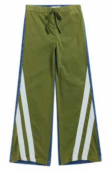 Kids' French Terry & Denim Track Pants