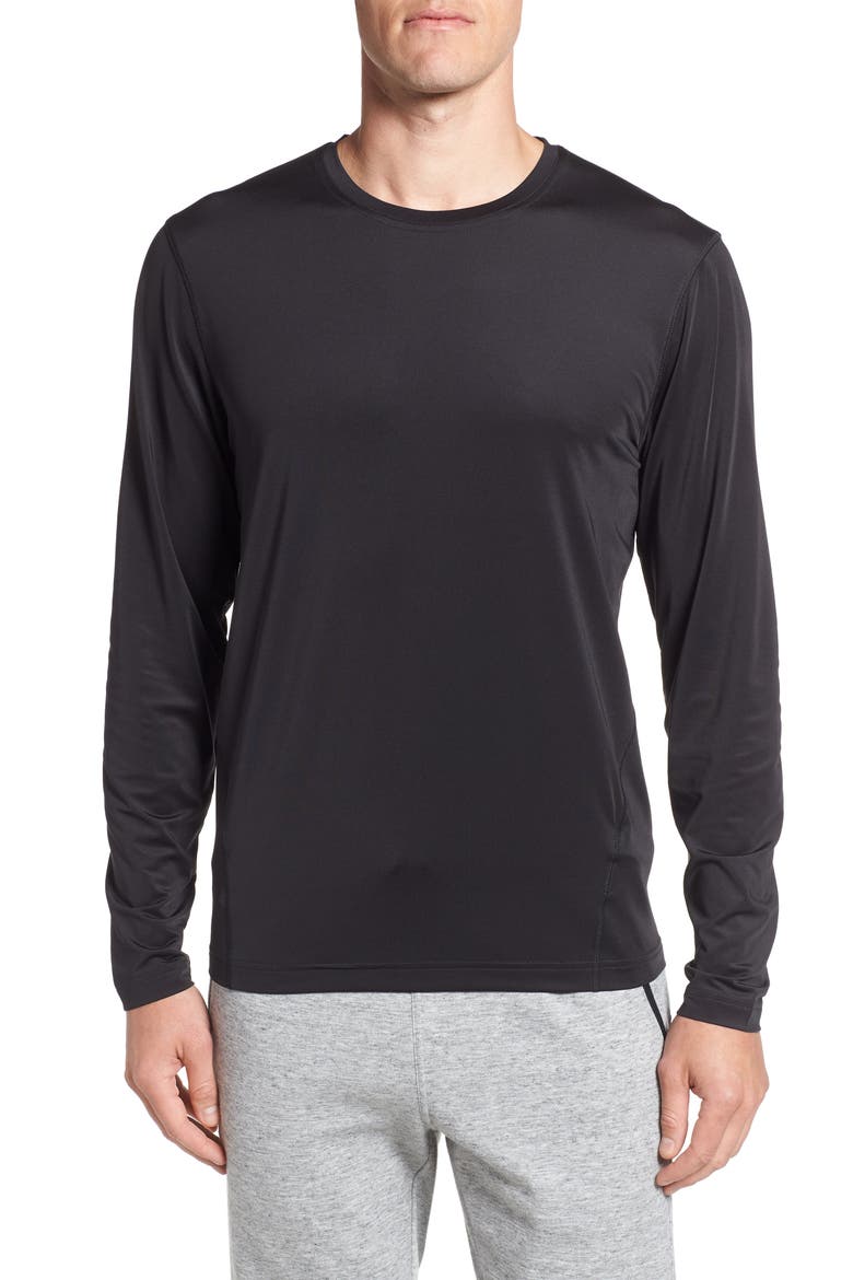 Enforce Base Layer T-Shirt, Main, color, BLACK