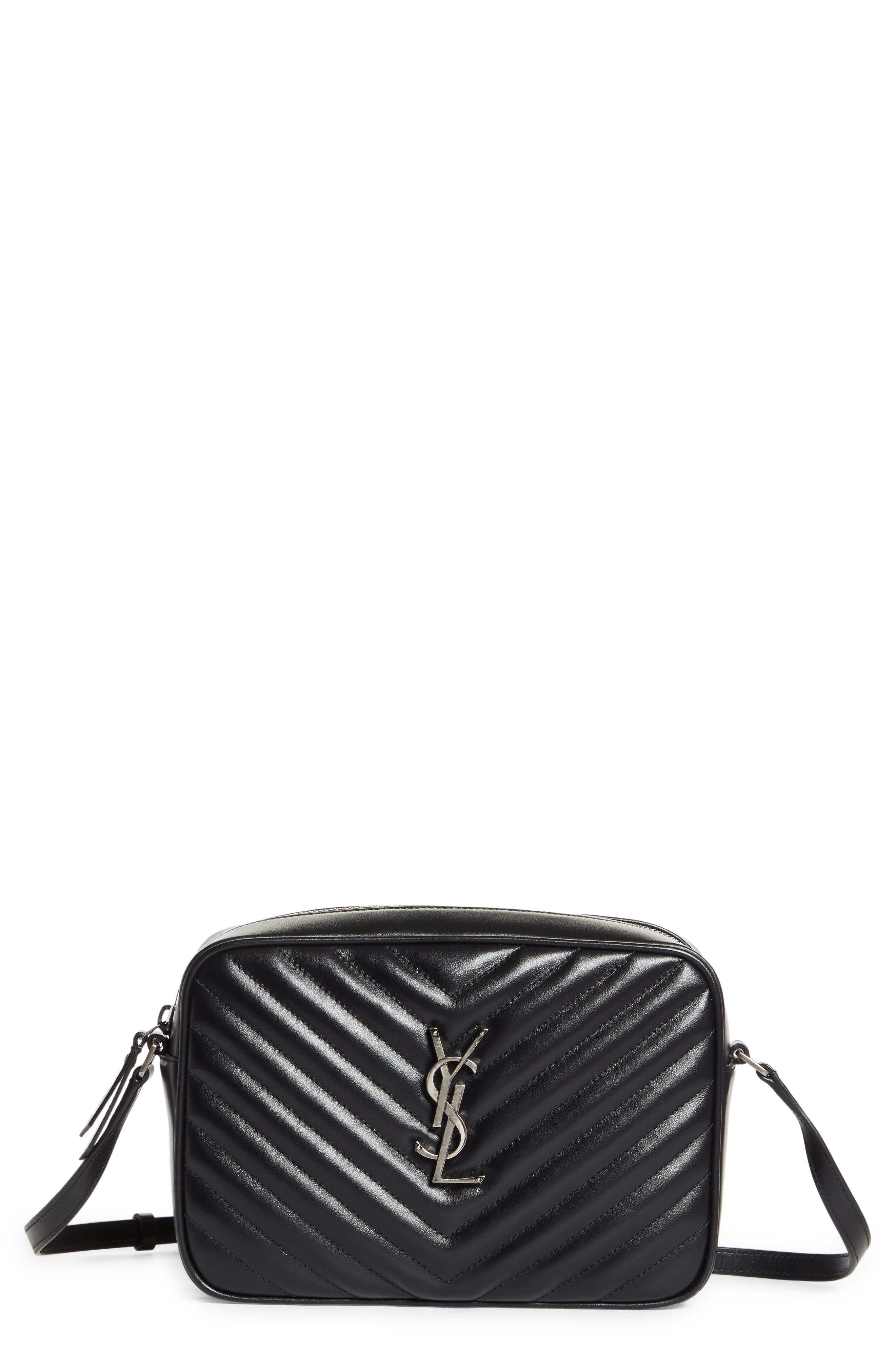 Saint Laurent Lou Matelassé Leather Camera Bag, Main, color, 