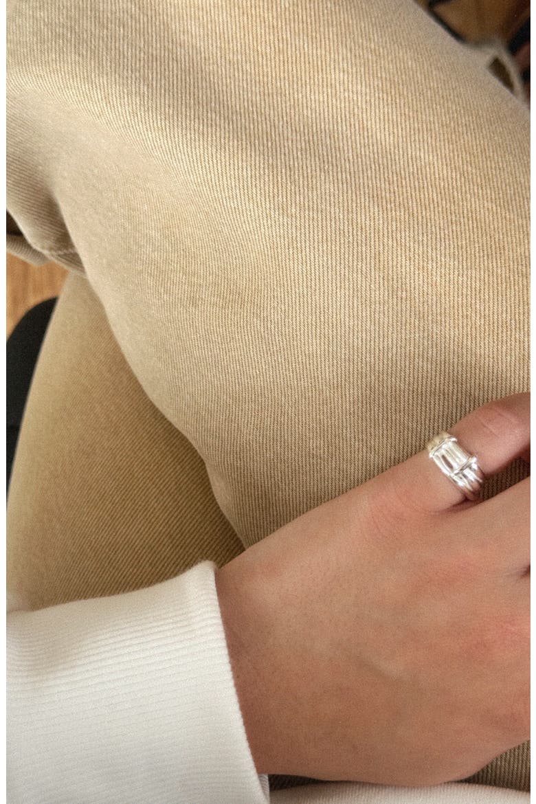 Rowe Ring, Alternate, color, Silver